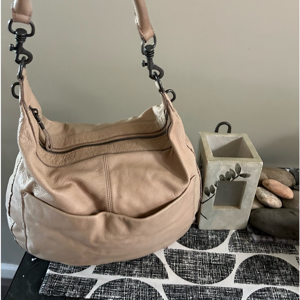 Liebeskins large hobo tan bag